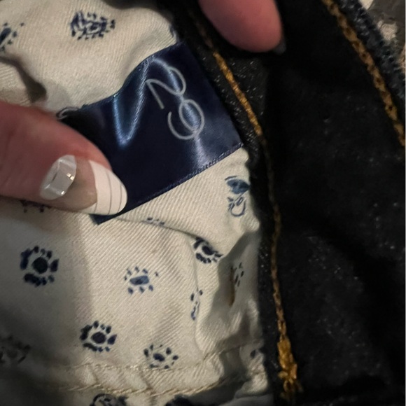 High rise, dark wash Pilcro flare jeans - Picture 6 of 6